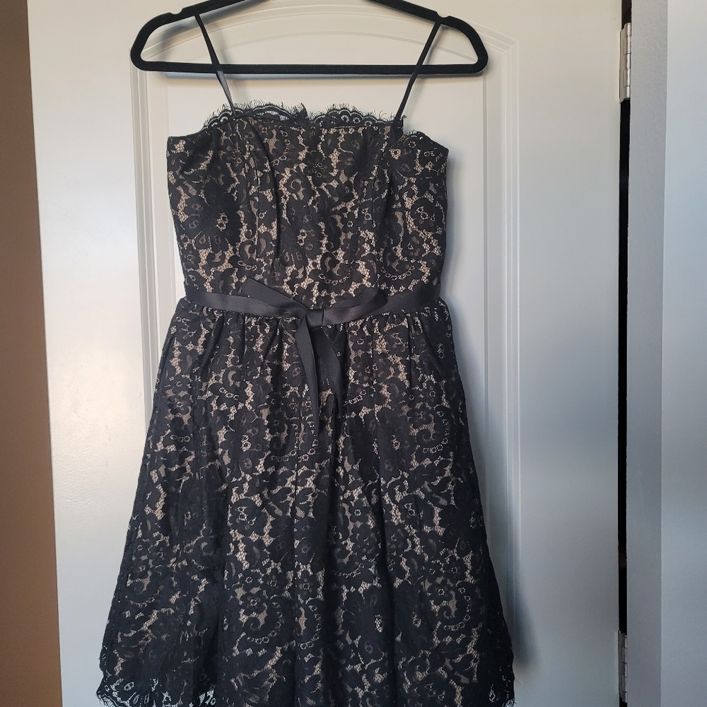 Lace black dress
